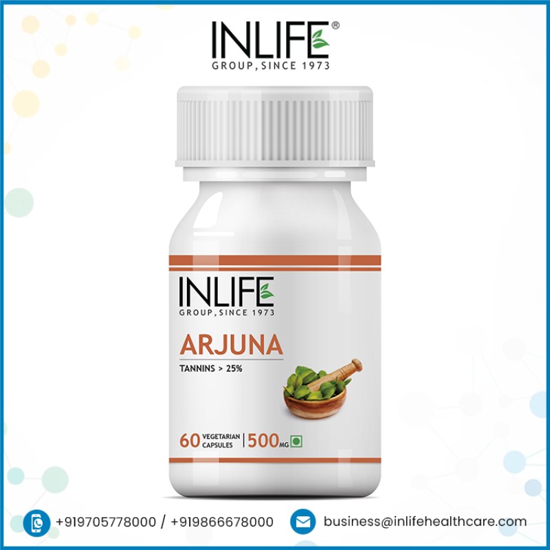 Arjuna Capsules - GMP Certified Herbal Heart Supplement