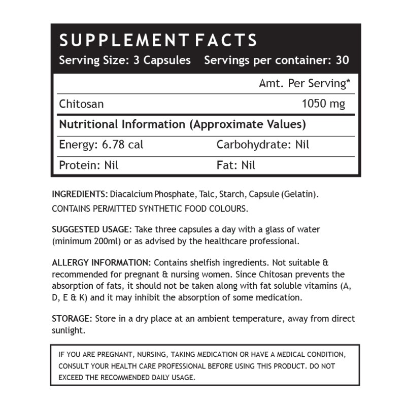 Chitosan Supplement - Nutritional Excellence Pills Manufacturer