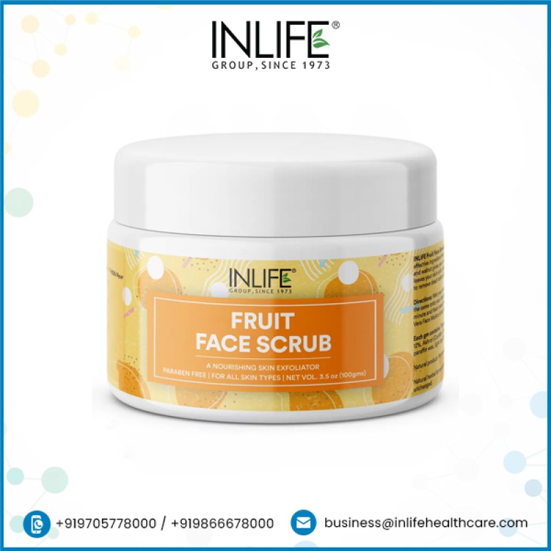 Fruit Face Scrub - Paraben Free GMP Certified Cream Manufacturer