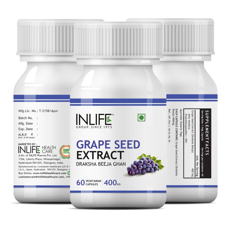 Grape Seed Extract Capsules - High Antioxidant Supplement