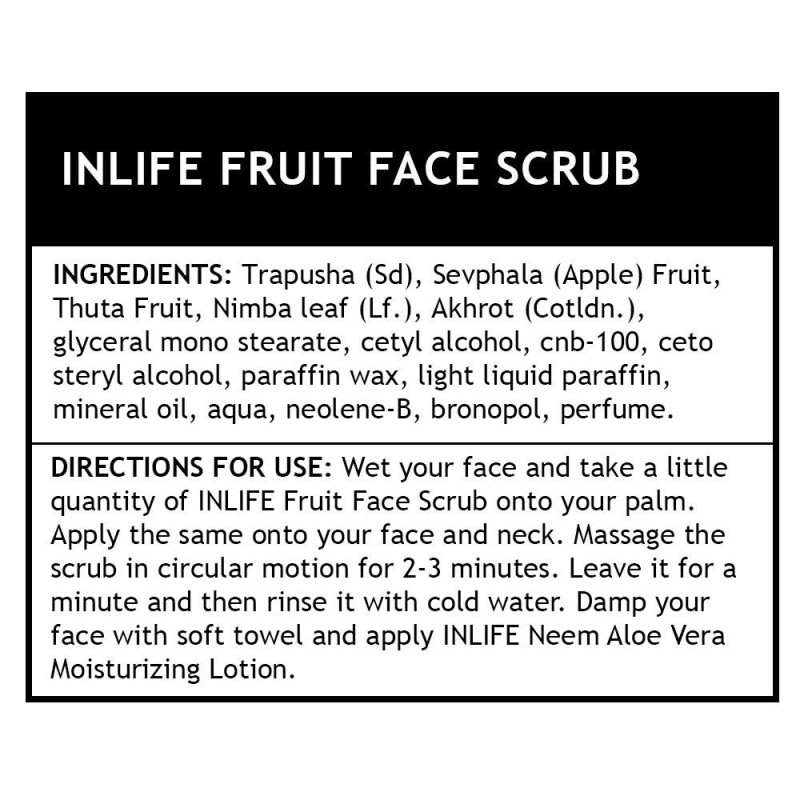 Fruit Face Scrub - Paraben Free GMP Certified Cream Manufacturer