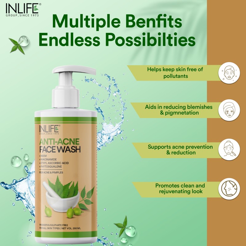 Neem Face Cleanser - Herbal Liquid Formula Blemish Free