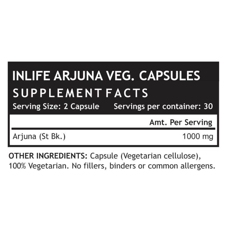 Arjuna Capsules - GMP Certified Herbal Heart Supplement
