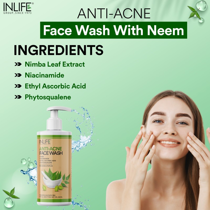 Neem Face Cleanser - Herbal Liquid Formula Blemish Free