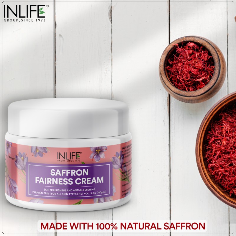 Saffron Whitening Cream - Aloe Vera Paraben Free Factory