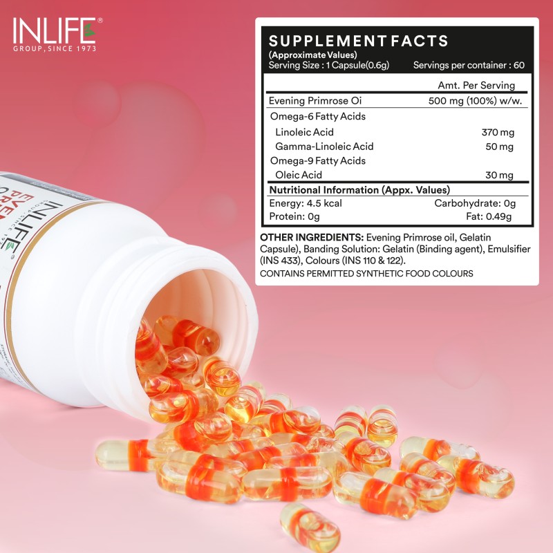 Evening Primrose Oil - Extra Virgin Cold Pressed Capsules