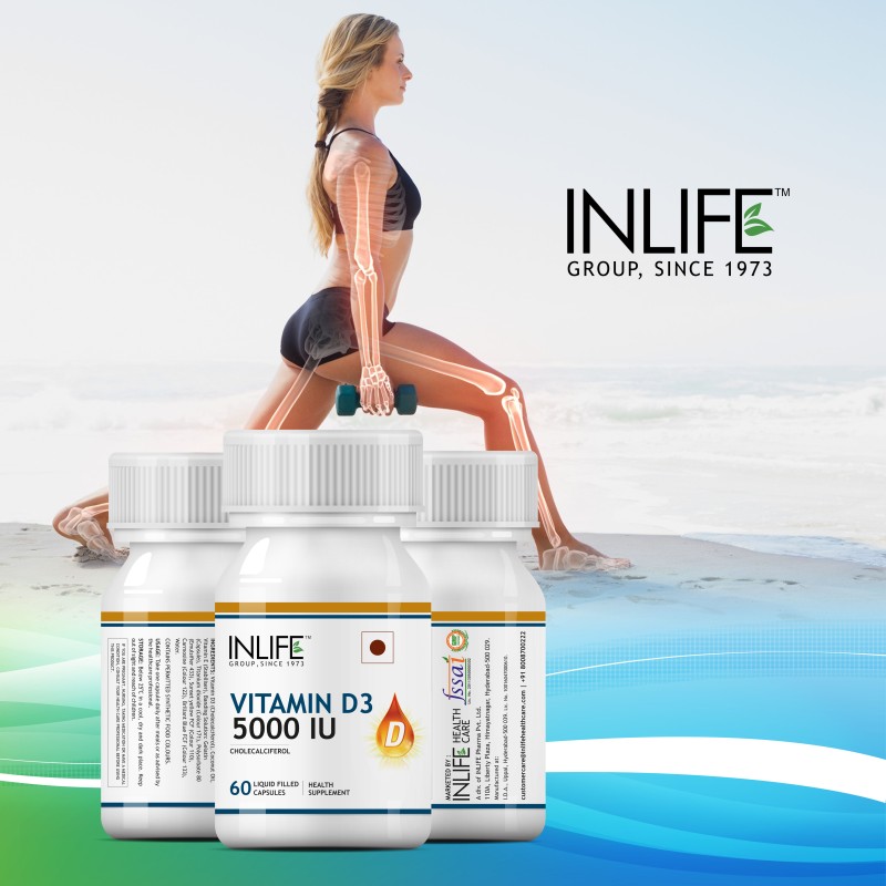 Vitamin D3 Supplement - 5000 IU Liquid Filled Capsules Supplier