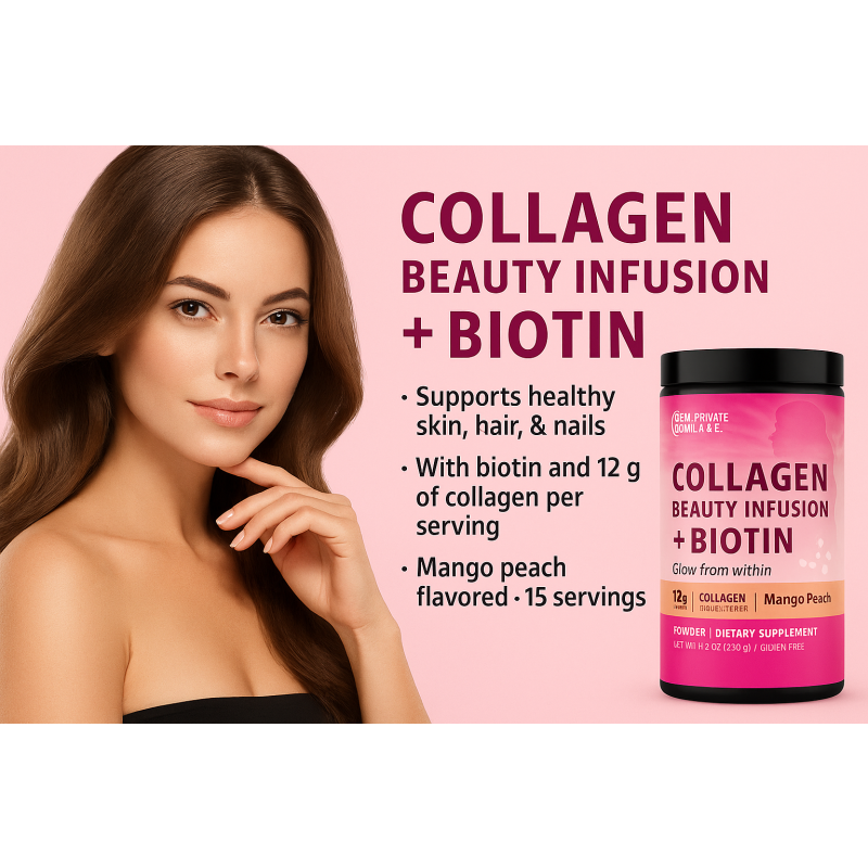 Multi Collagen Peptides Powder - Hydrolyzed Protein Supplement