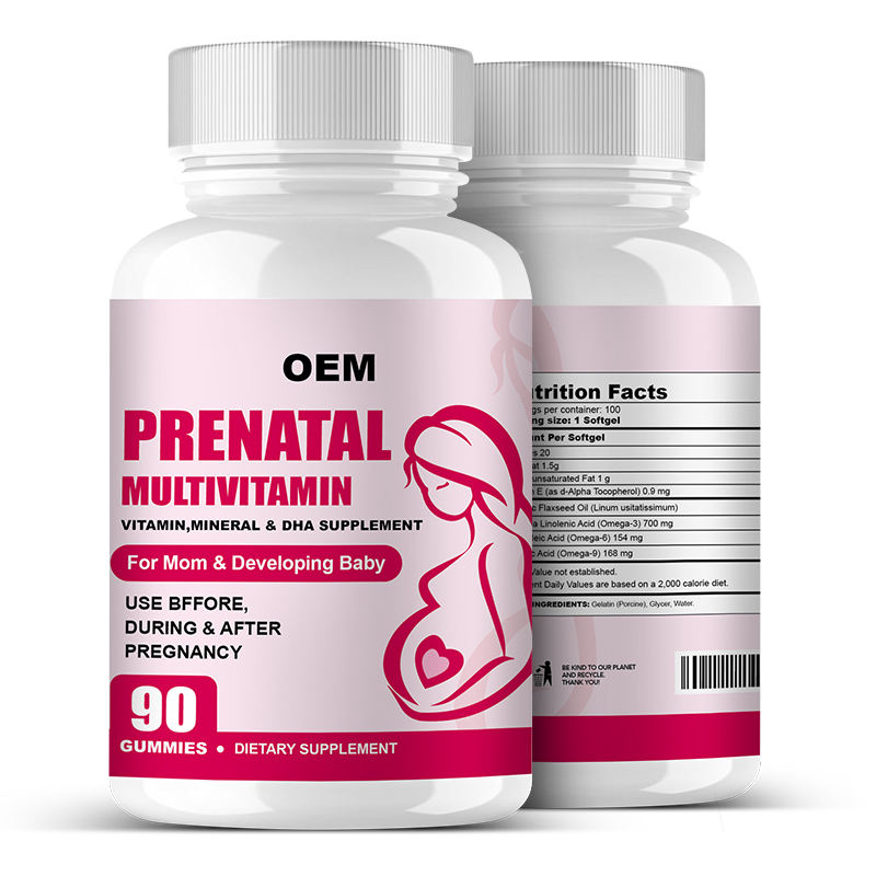 Prenatal Multivitamin Tablets - Natural Folic Acid Supplement