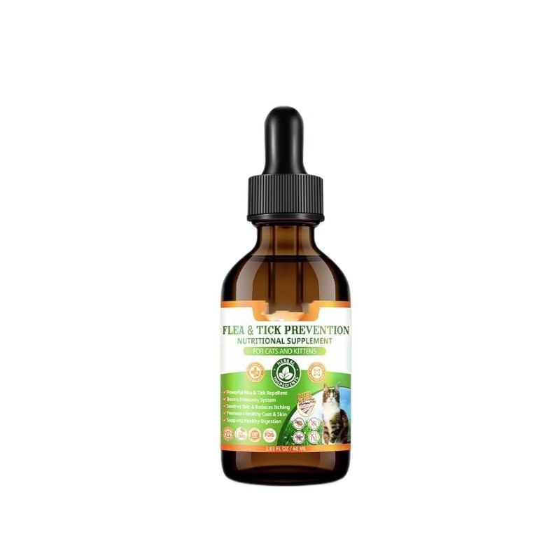 Cat Flea Prevention Drops - Natural Body Care Supplement