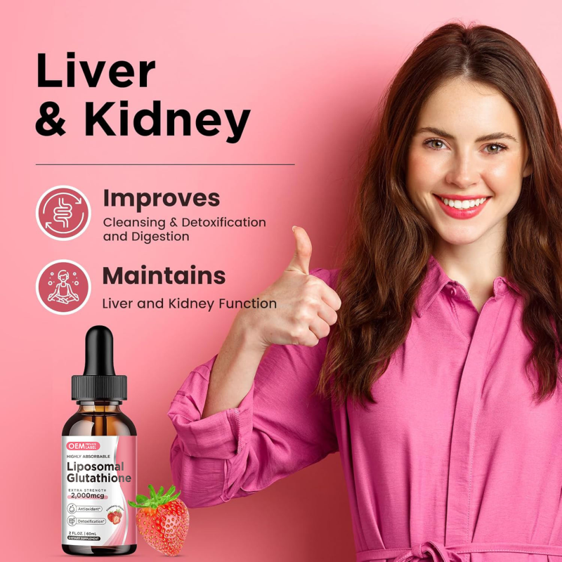 Liposomal Glutathione Drops - Liver Detox Antioxidant
