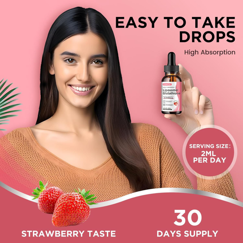 Liposomal Glutathione Drops - Liver Detox Antioxidant