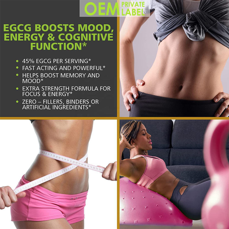 Green Tea Extract Capsules - Natural Fat Burner Supplement