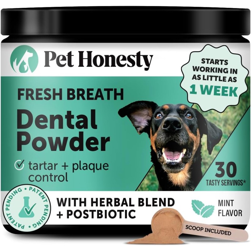 Dog Dental Powder - Probiotic Teeth Cleaning