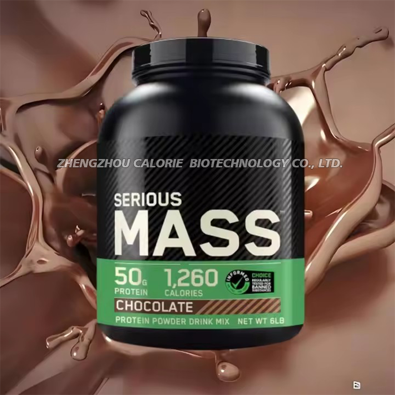 Mass Gainer Protein Powder - Chocolate Flavor Supplement