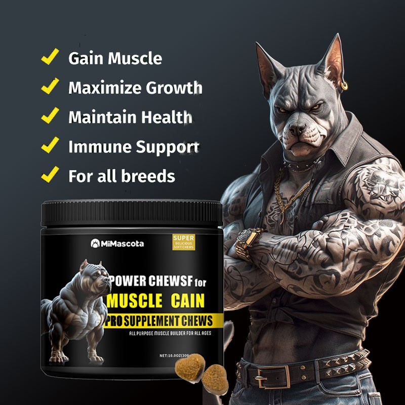 Dog Protein Chews - Muscle Gain Supplements
