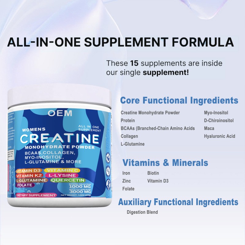 Creatine Monohydrate Powder - Instant Energy Recovery Formula