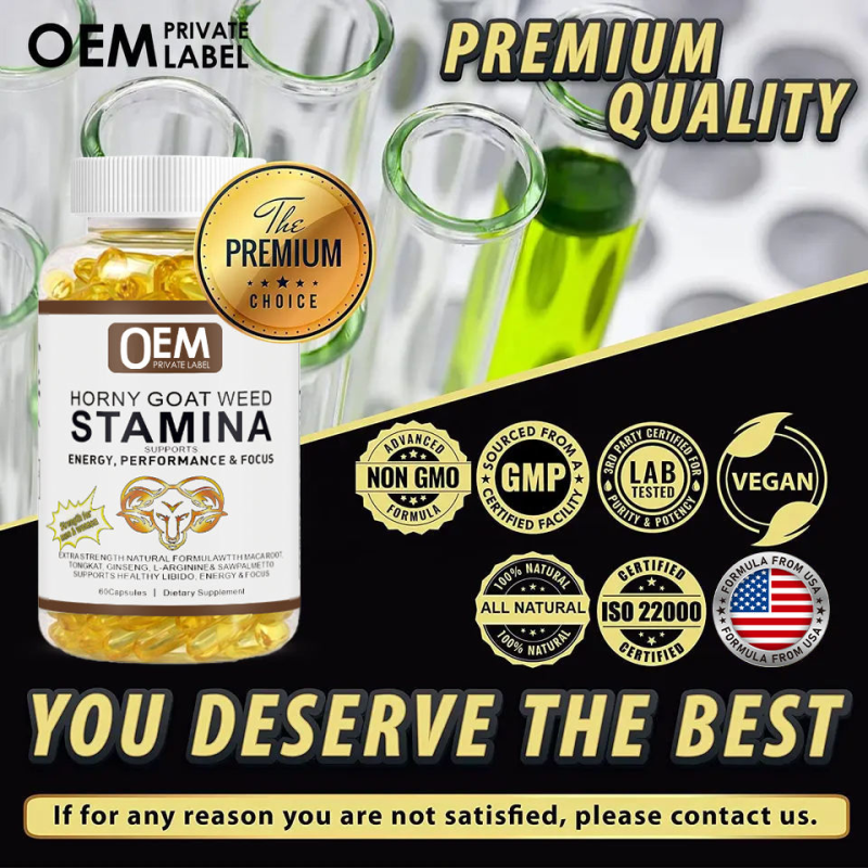Horny Goat Weed Softgels - Stamina Booster Supplement