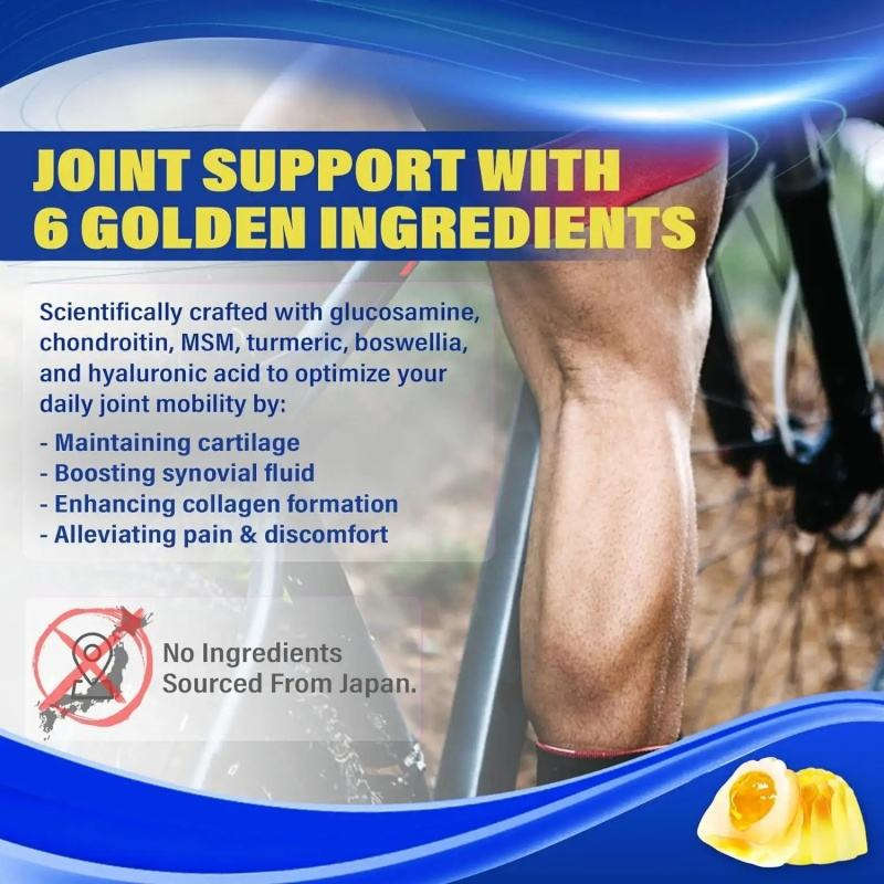 Glucosamine MSM Gummies - Sugar-Free Joint Support