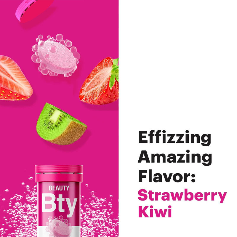 Protein Effervescent Tablets - Multivitamin Beauty Supplement