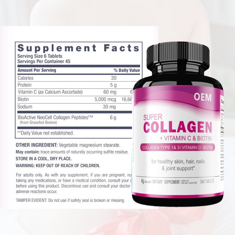 Collagen Powder - Instant Whitening Hair Growth Supplement
