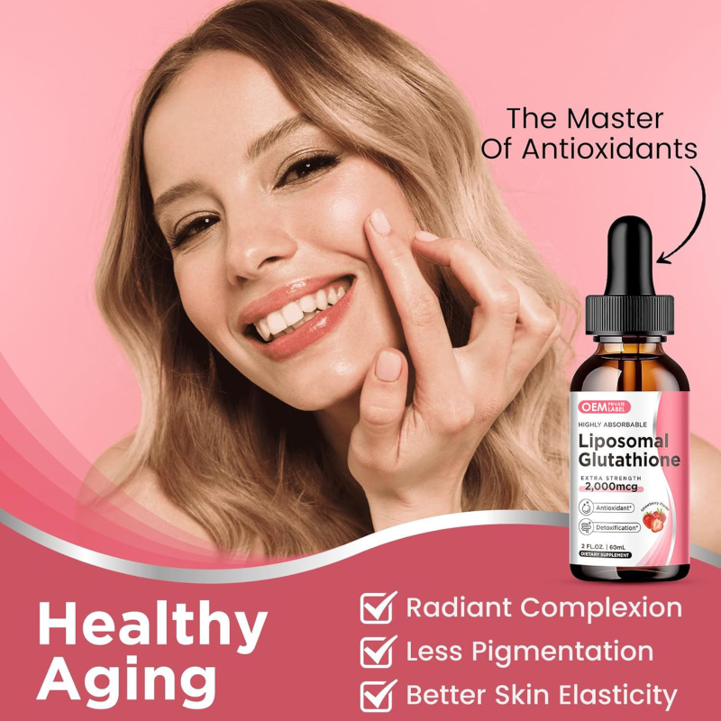 Liposomal Glutathione Drops - Liver Detox Antioxidant