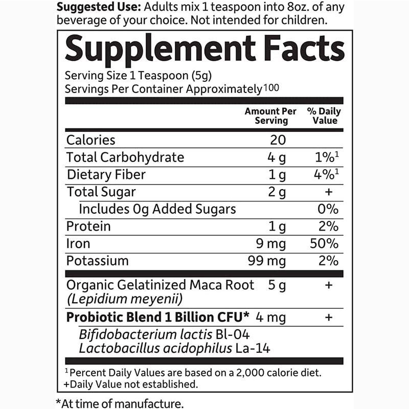 Maca Root Powder - Energy Male Function Supplement