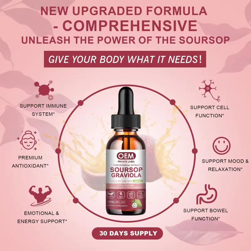 Soursop Liquid Drops - Organic Herbal Supplement