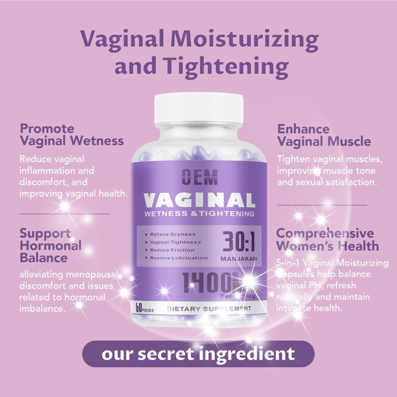 Probiotics Vitamins Capsules - Female Health Supplement