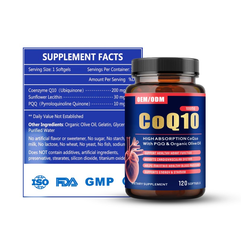 Coenzyme Q10 Softgels - Natural Ubiquinone Supplement