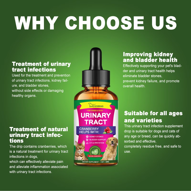 Pet Vitamins Drops - 10-in-1 Multivitamin Supplement