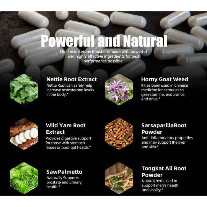 Male Enhancement Pills - Energy Test Booster Capsules