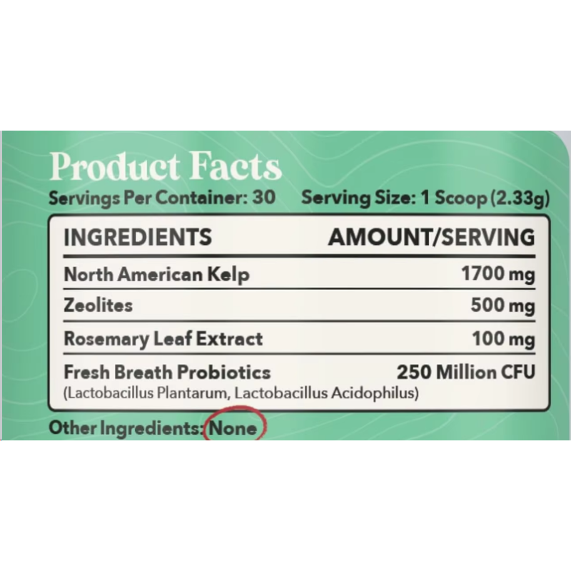 Dog Dental Powder - Tartar Plaque Remover