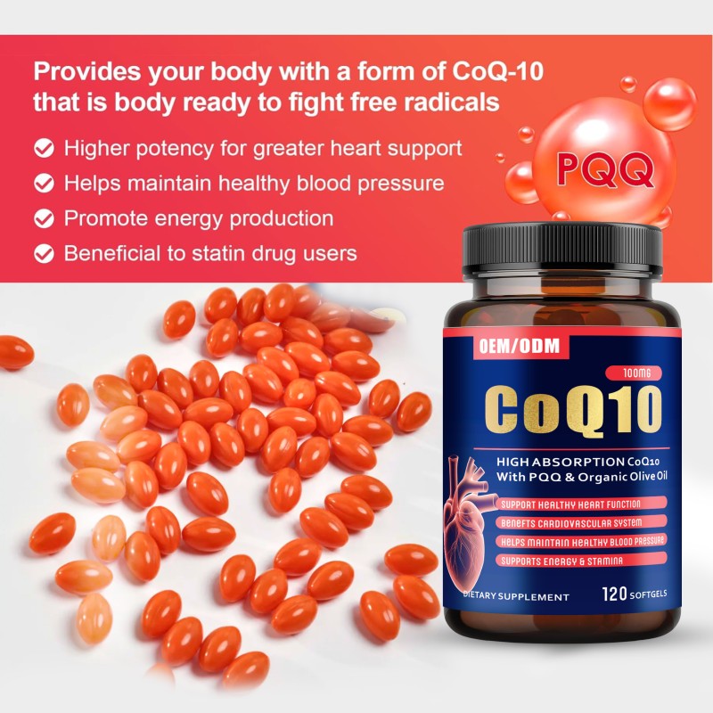 Coenzyme Q10 Softgels - Natural Ubiquinone Supplement
