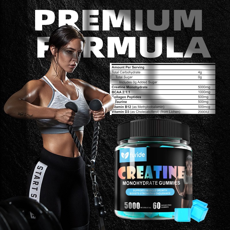 Creatine Gummies - Custom Monohydrate Supplement Manufacturer
