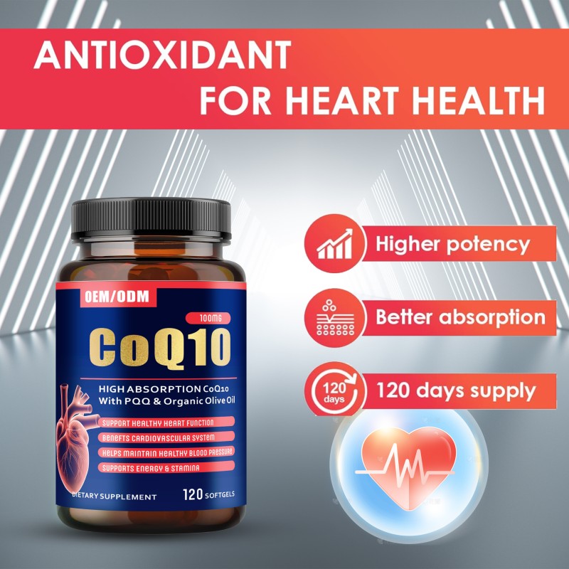 Coenzyme Q10 Softgels - Natural Ubiquinone Supplement