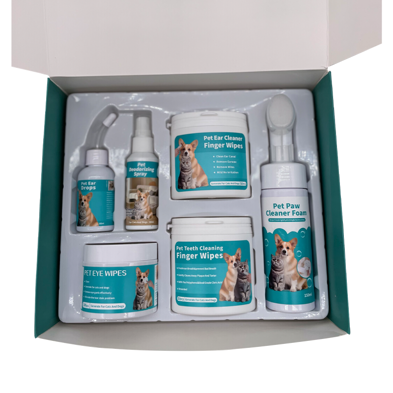 Pet Wet Wipes - Disposable Cleaning Gloves