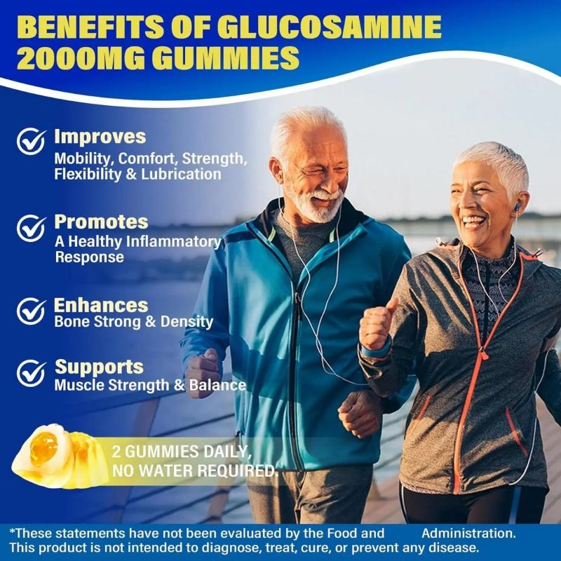 Glucosamine MSM Gummies - Sugar-Free Joint Support