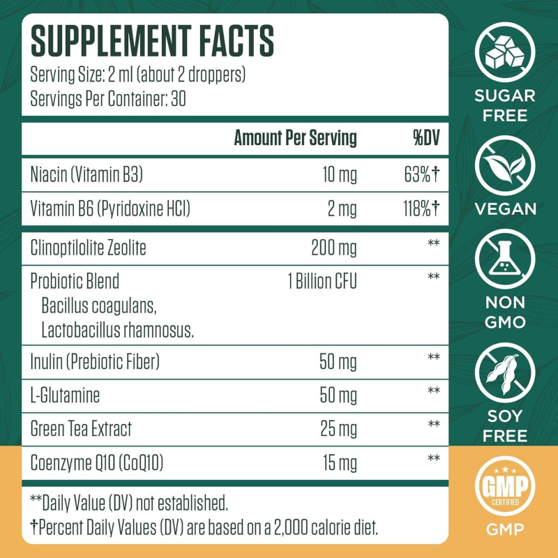 Zeolite Drops - Food Grade Body Cleanse Supplement