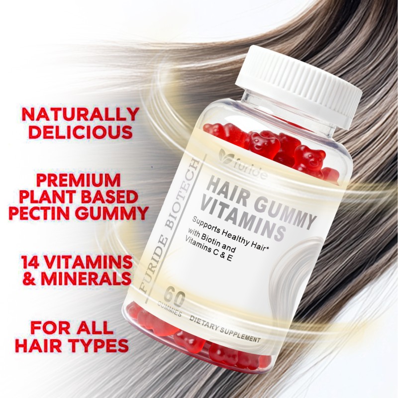 Hair Growth Gummies - Vegan Biotin Supplement Manufacturer