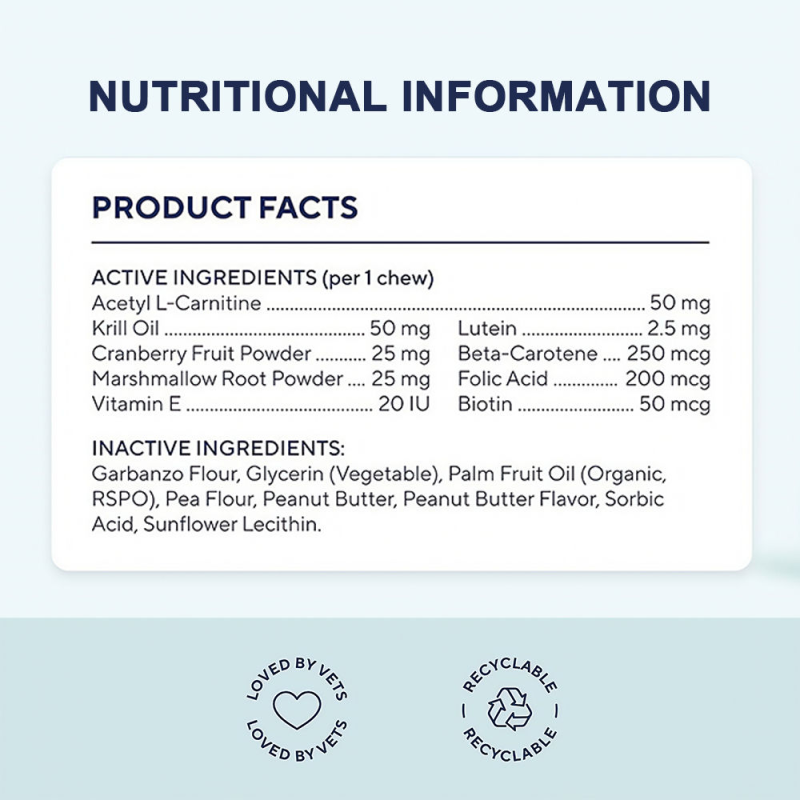 Pet Eye Chews - Antioxidant Lutein Supplement