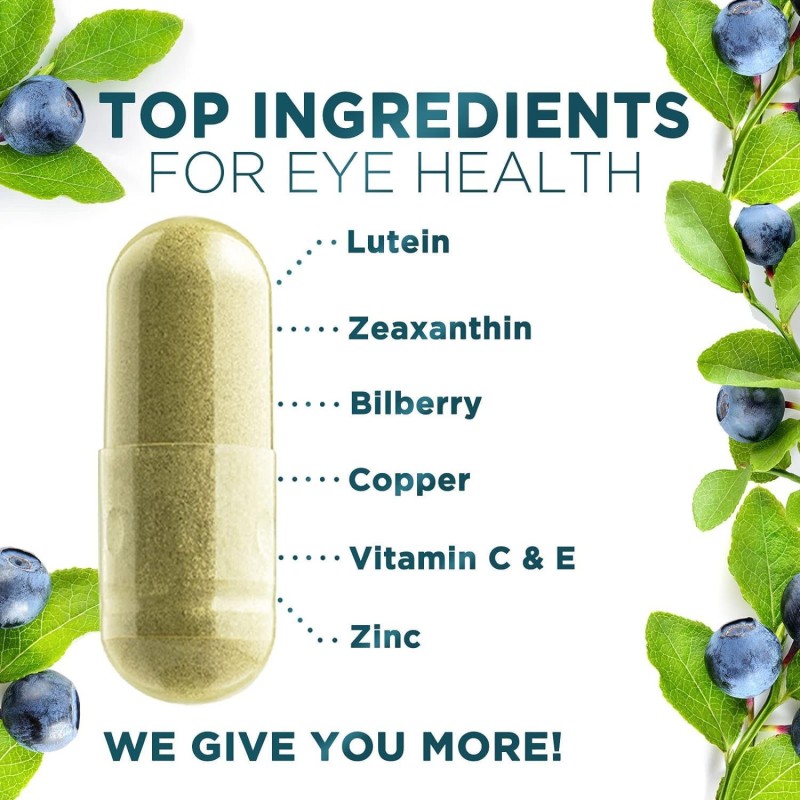 Eye Vitamin Capsules - Computer Vision Health Supplement