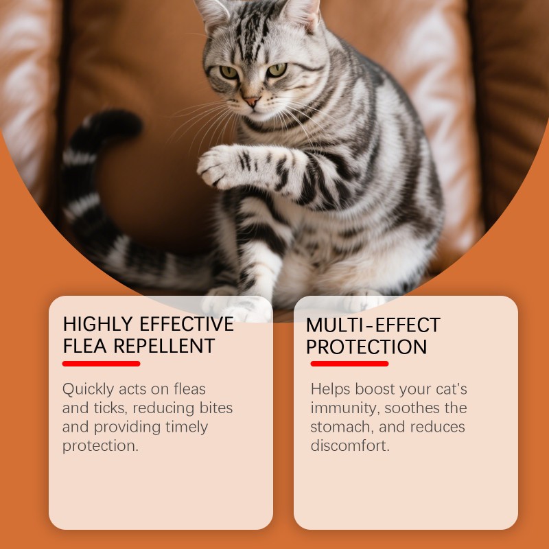 Cat Flea Prevention Drops - Natural Body Care Supplement