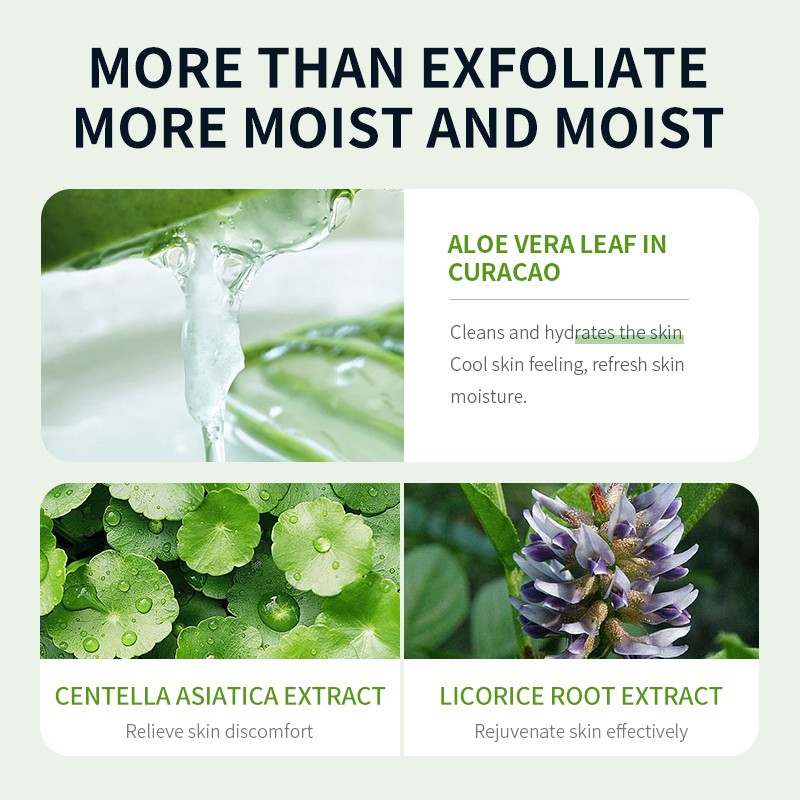 Peeling Gel Manufacturer - Aloe Vera Deep Cleansing Facial Scrub