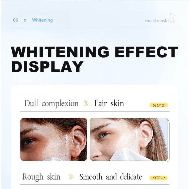 Whitening Mask Factory - Hyaluronic Acid Brightening Skin Lightening
