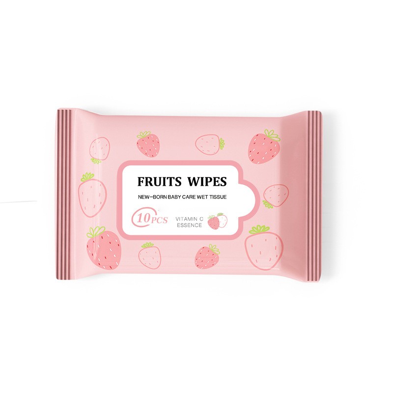 Wet Wipes Factory - 10pcs Portable Infant Hand Mouth Cleaning
