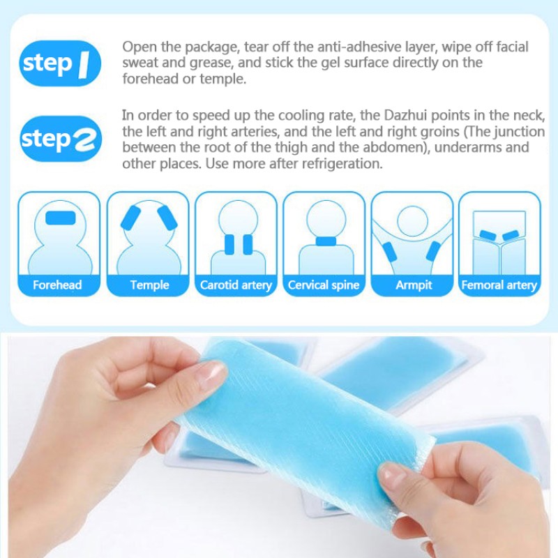 Fever Cooling Patch Manufacturer - Baby Fever Relief Color Changing
