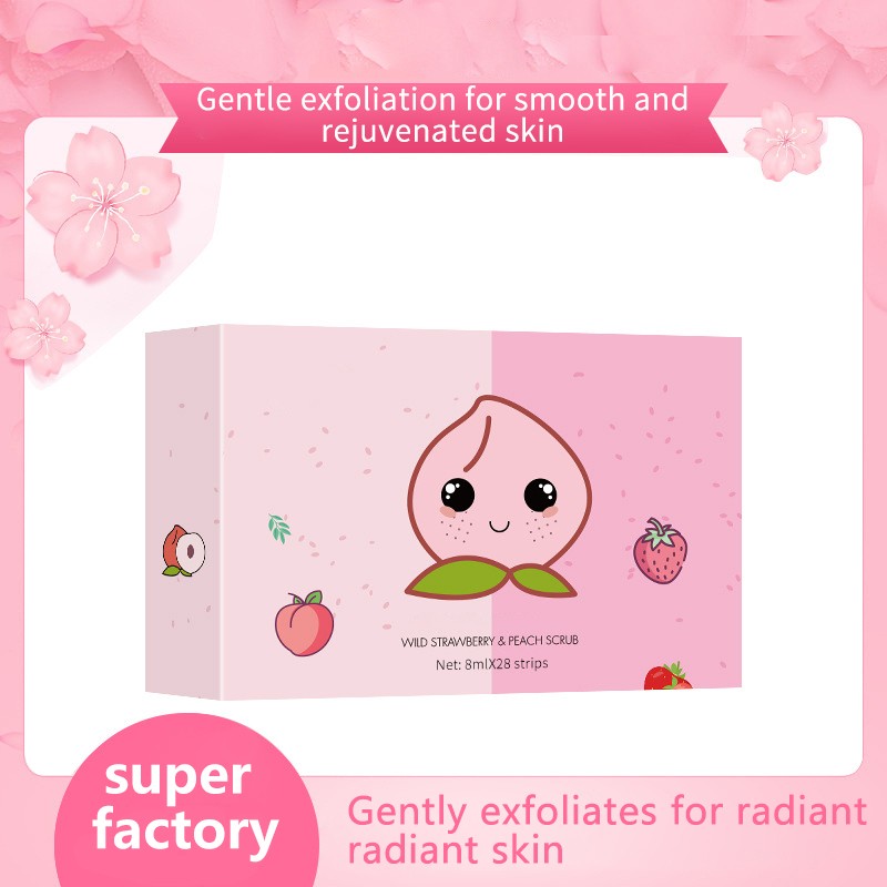 Strawberry Facial Scrub Factory - Wild Fruit Nourishing Exfoliator