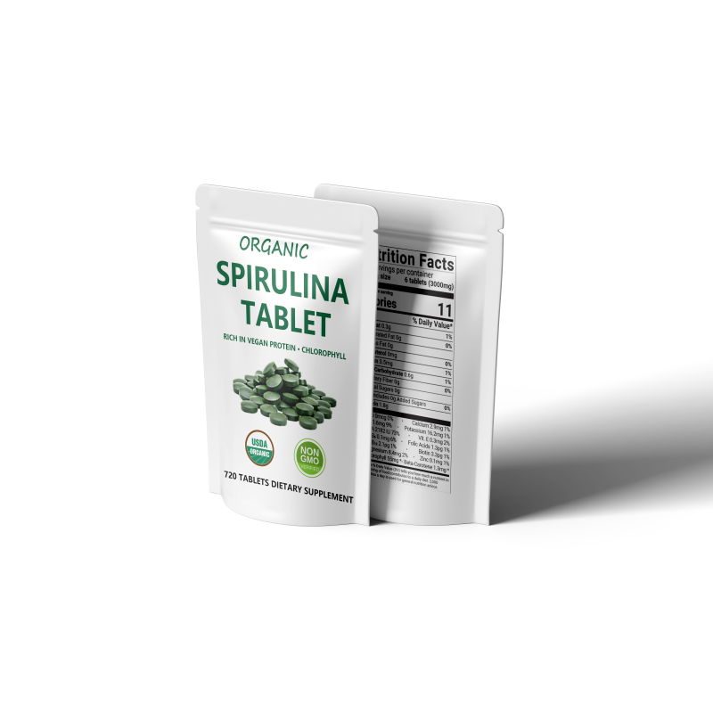 Spirulina Chlorella Tablets - Organic Blend Supplement