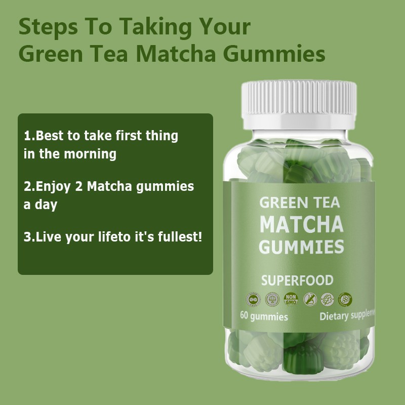 Matcha Gummies - Green Tea Vitamin Supplement